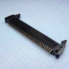 DS1011-60SBSiB7-B, вилка на плату, вертикальный монтаж 60pin(2х30), шаг 2.54мм