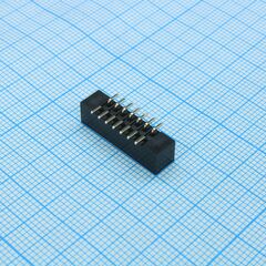 DS1014-14MF1BXB-B, idc разъем, вилка на плату smd монтаж 14pin(2x7), шаг 2.00мм