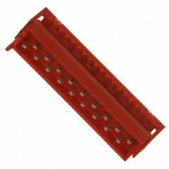 215083-8, разъем idc типа плата-плата, 28 awg, серия micro-match, 18 контакт(-ов), штекер, 1.27 мм, idc / idt