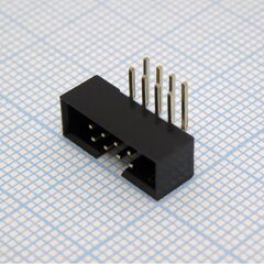 KLS1-202B-08-R-B, idc разъем, вилка на плату