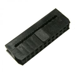 IDC2-20F PITCH 2.00 MM, idc разъем, розетка на плоский шлейф 20pin(2x10), шаг 2.00мм