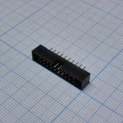 IDC2-20M, idc разъем, вилка на плату