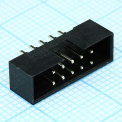 DS1014-10SF1B-B, idc2 разъем, вилка на плату прямая двухрядная 10pin(2x5)., шаг 2.00мм