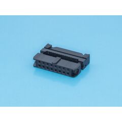 IDC2-16, idc разъем, розетка на плоский шлейф 16pin(2x8), шаг 2.00мм