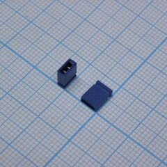 ДЖАМПЕР-6cb(2.54mm) синий, джампер (перемычка)