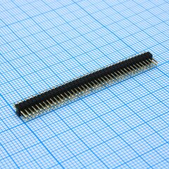 DS1031-06-2X40P8BV41-3A, вилка штыревая 1.27 мм на плату, 2x40