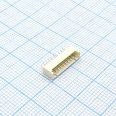 DS1020-03-10MVVT1A, разъем fh10m, вилка на плату для монтажа в отверстия 10pin, шаг 1.25мм