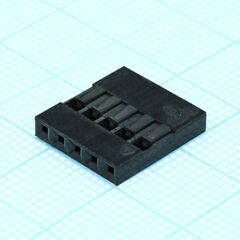 KLS1-540A-1X05-H, гнездо на кабель 5 контактов шаг 2.54мм