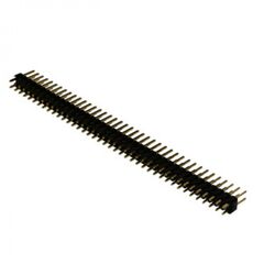 PLD 2X40 (PLD-80 ШАГ 2.54 ММ), разъем штыревой двухрядный 80 контактов, шаг 2,54мм
