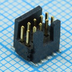 FTSH-105-01-L-DV-K, разъем на плату hdr 10 контактов шаг 1.27мм smd туба