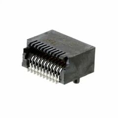 744410001, разъем i/o, 20 контакт(-ов), гнездо, типа провод-плата, поверхностный монтаж, серия 74441