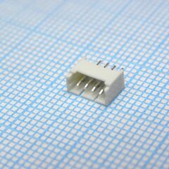 DS1020-03-04MVVT1A, разъем fh04m, вилка на плату для монтажа в отверстия 4pin, шаг 1.25мм