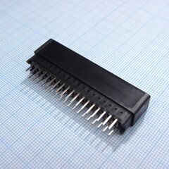 KLS1-603C-36-S, слот 36 контактов, 2,54мм. 3а для монтажа на плату