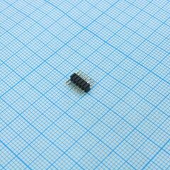 DS1031-01-1X6P8BV31-3A, соединитель штыревой 1х6 контактов, шаг 1.27мм, 300в 1а, монтаж в отверстия