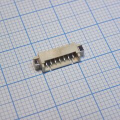 KLS1-XL1-1.25-07-RM, разъем 1,25мм вилка на плату