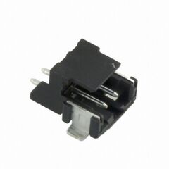 2-292173-2, разъем типа провод-плата smd, серия amp ct, 2 контакт(-ов), штыревой разъем, 2 мм, угловой