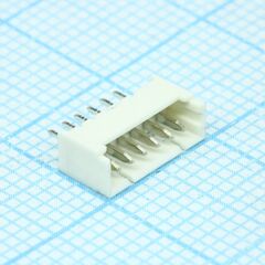 DS1020-03-06MVVT1A, разъем fh06m, вилка на плату для монтажа в отверстия 6pin, шаг 1.25мм