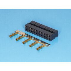 BLD2-20 КОРПУС (L-KLS1-540B-2X10-H), разъем 2х10 гнездо на кабель, шаг 2мм