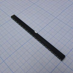 PBS-40 smd, гнездо на плату smd (шаг 2.54 мм) 40 контактов