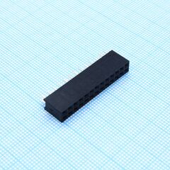 DS1023-2X13S21, гнездо на плату 2х13 конт., шаг 2.54мм, высота 8.5мм