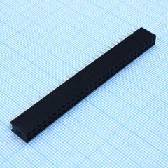 DS1023-2X30S21, гнездо на плату 2х30 конт., шаг 2.54мм, высота 8.5мм