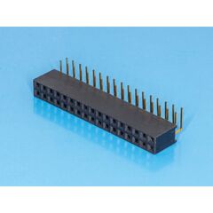 PBD-34R, разъем 2х17 гнездо на плату, прямой угол