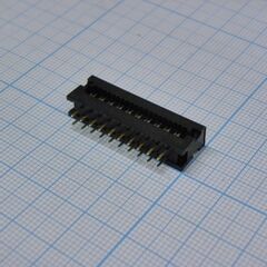 FDC-20 шаг 2.54мм, вилка на плату 2.54мм на шлейф