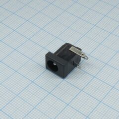 DS-261B-PA9T-NB-210, гнездо питания на плату, 2.1х6,4мм, 16v/1.5a ((ответная часть-штекер 5.5*2.1)