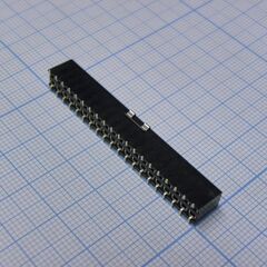 PBD-40 (2X20) smd, гнездо на плату 2.54мм
