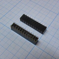 PBD-24 (F-V75P-2X12) smd, гнездо на плату 2.54мм