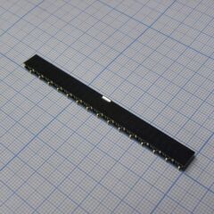 PBS-30 smd, гнездо на плату smd (шаг 2.54 мм) 30 контактов