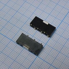 PBS-06 smd, гнездо на плату smd (шаг 2.54 мм) 6 контактов