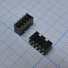 PBD-10 (2X05) smd, гнездо на плату 2.54мм