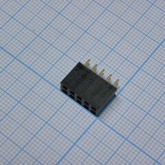 L-KLS1-208-2-10-S, гнездо на плату 2.54мм