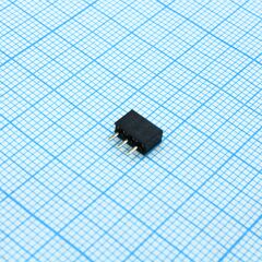 DS1026-01-1X3S8BV, гнездо на плату 1х3 конт., шаг 2.00мм, высота 4.3мм, позолоч