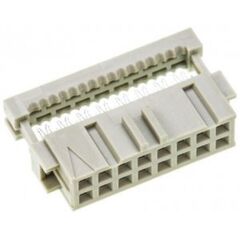 1-215915-6, разъем на шлейф rcp 16 pos 2.54mm idt ra cable mount automotive t/r