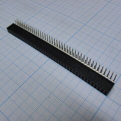 PBD-80R (2x40), гнездо на плату 2.54мм