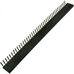 PBS-1X40R (PBS-40R)ШАГ 2.54 ММ, гнездо для плат 2.54 мм pbs-1x40r (pbs-40r)шаг 2.54 мм, 40 контактов