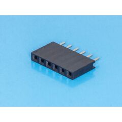 DS-1023-1X6, разъем 1х 6 гнездо на плату