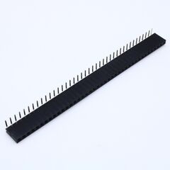 DS1024-1X40R2, гнездо на плату угловое 1x40 конт., шаг 2.54 мм., длина 8.5мм