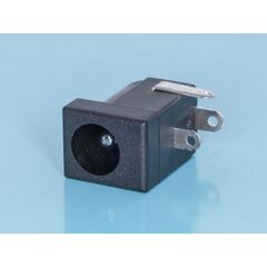 DJK-02B, разъем питания штыревой 2,5мм, вилка на плату