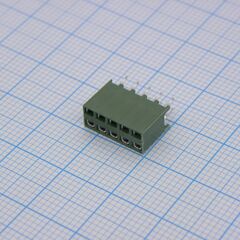 215309-5, разъем в плату 10 контактов (2x5p vert hv-100), 2.54 мм