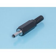 DJK-11D, разъем питания штыревой 1,35х3,45мм, гнездо на кабель c амортизатором