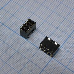 PBD-08 (2X04) smd, гнездо на плату 2.54мм