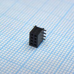 DS1065-05-2X4S8BSXB, гнездо на плату 2х4 контактов, шаг 1.27мм, smt, высота 4.40мм
