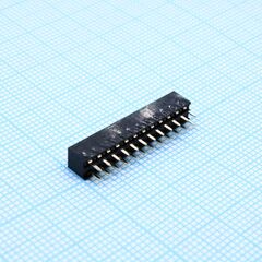 DS1026-06-2X12S8BV, гнездо на плату 2x12 конт., шаг 2.00мм, высота 4.3мм ширина 4.1мм, позолоч