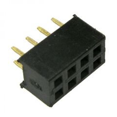 PBD2-8 (PBD2-2X4) 2.00 MM, гнездо для плат 2.00 мм pbd2-8 (pbd2-2x4) 2.00 мм, 8 контактов