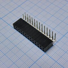 PBD-26R (2x13), гнездо на плату 2.54мм