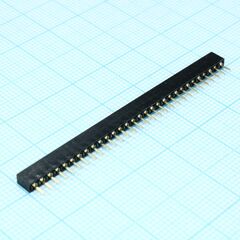 DS1026-01-1X30S8BV, гнездо на плату 1x30 конт., шаг 2.00мм, высота 4.3мм, позолоч