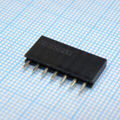 DS1023-1X7S21, гнездо на плату (шаг 2.54 мм) 7 контактов